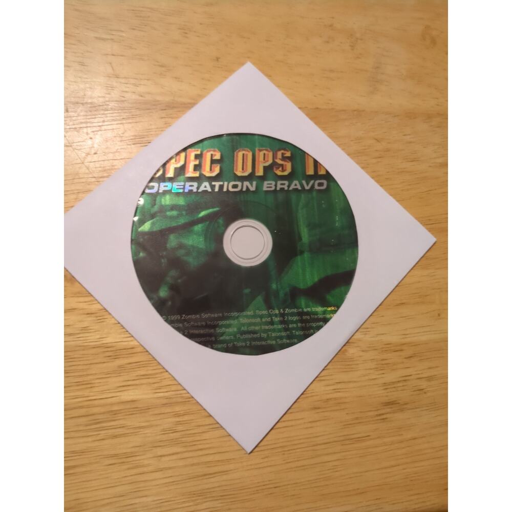 Spec Ops II: Operation Bravo (PC-CD, 1999) for Windows 95/98 Disc Only